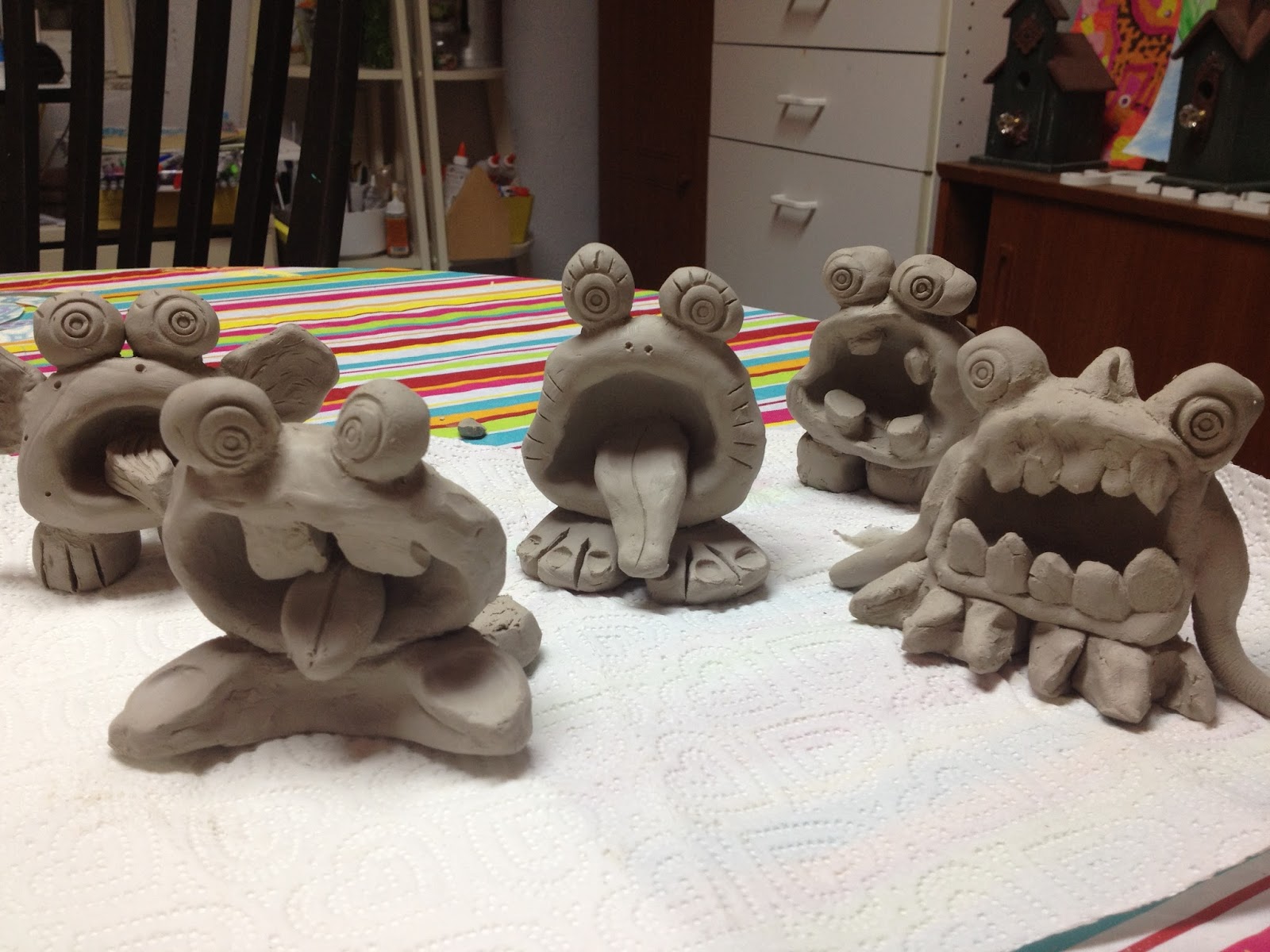 Artfully Me Clay Big Mouth Art